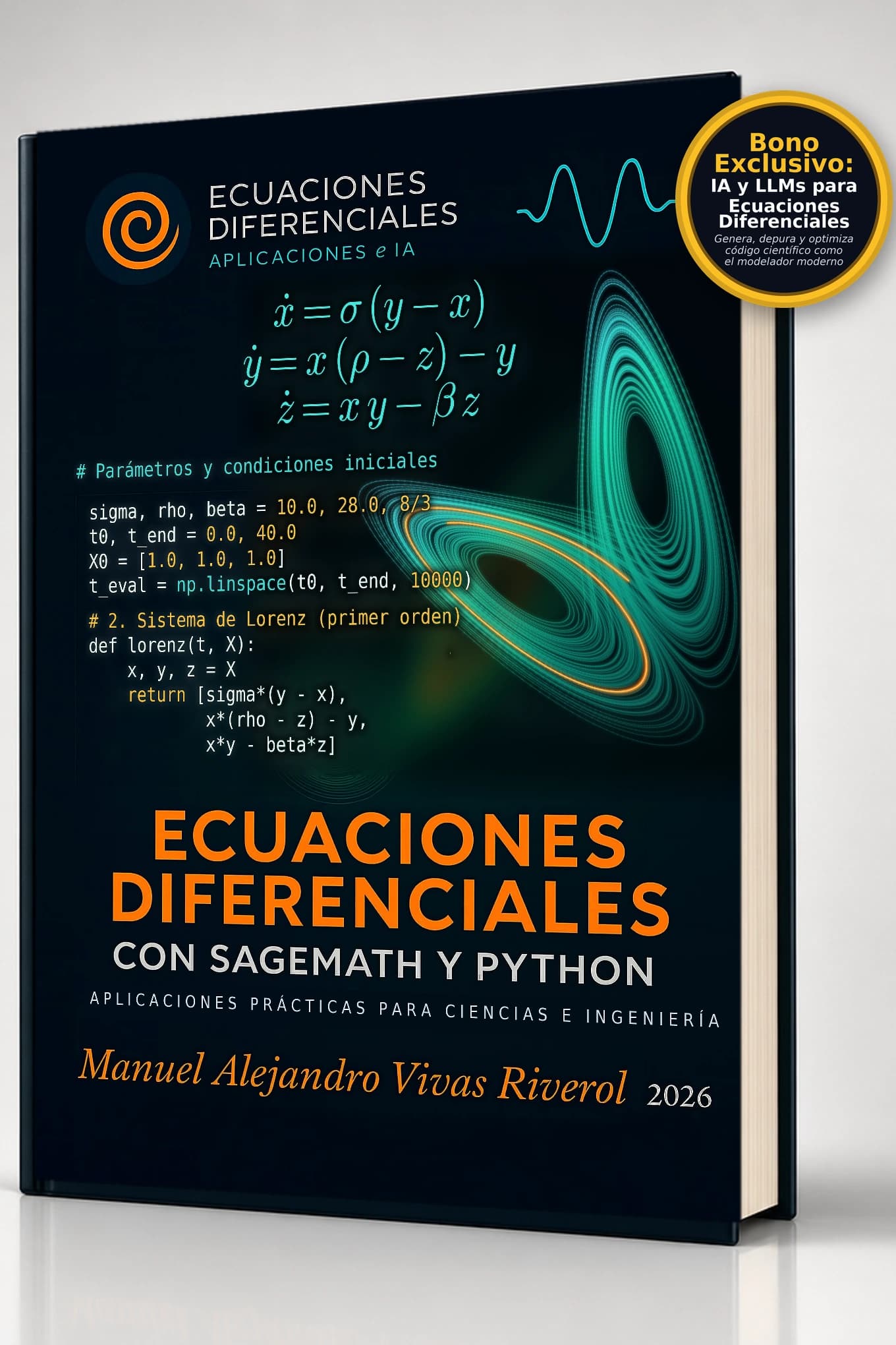 Ebook Ecuaciones Diferenciales con SageMath y Python · Edición 2026