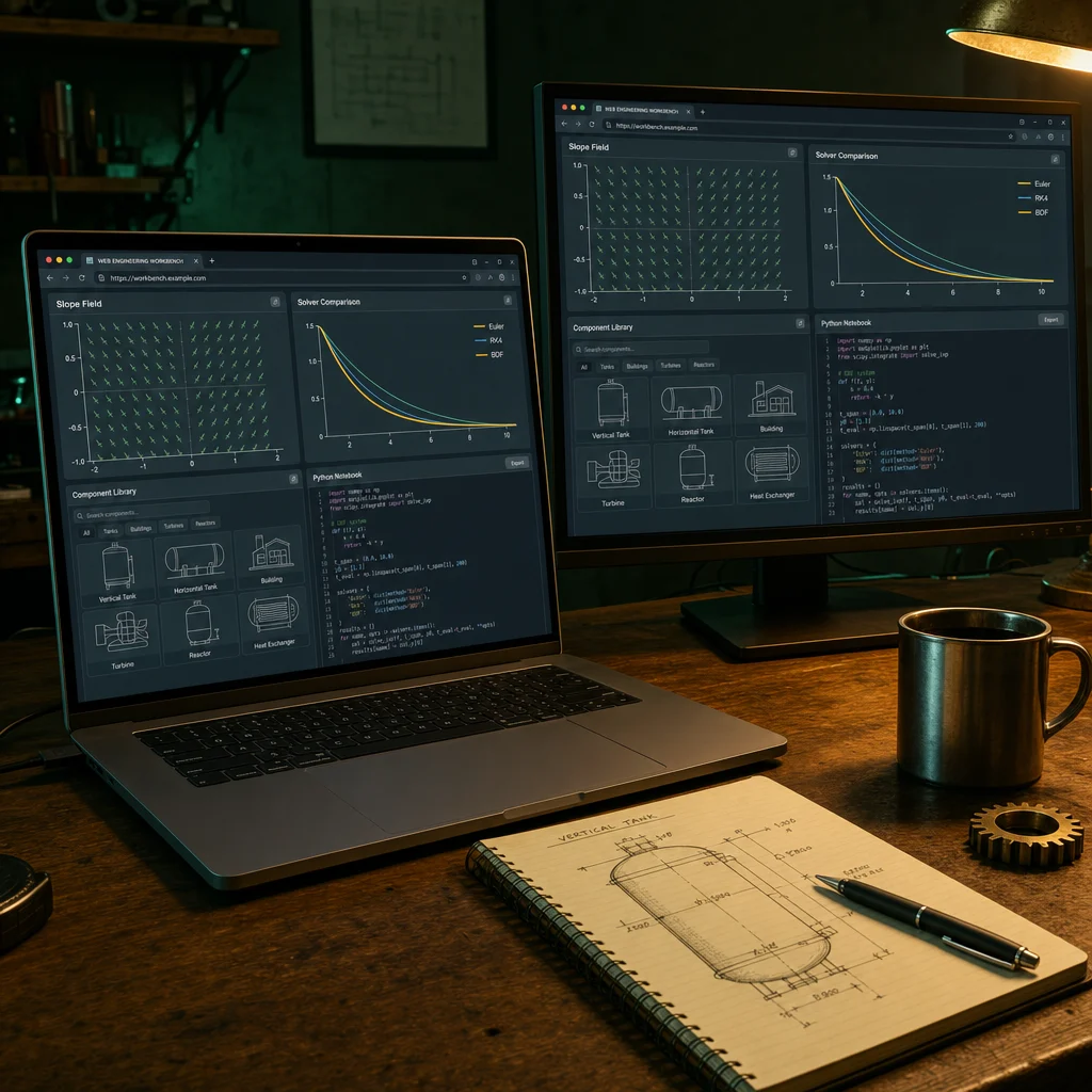 El banco de trabajo DSI-Lab en el navegador
